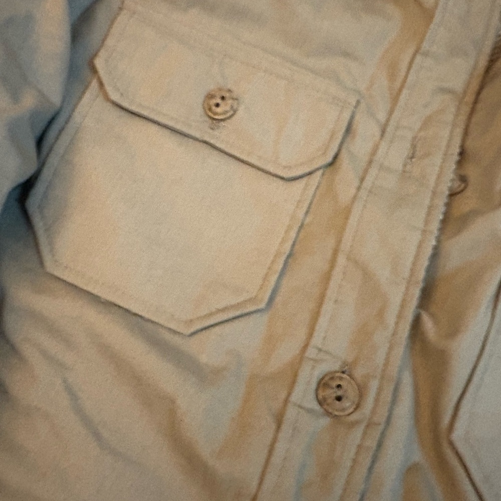 Men's Reversible Brown Hooded Jacket- L - Picture 6 of 11